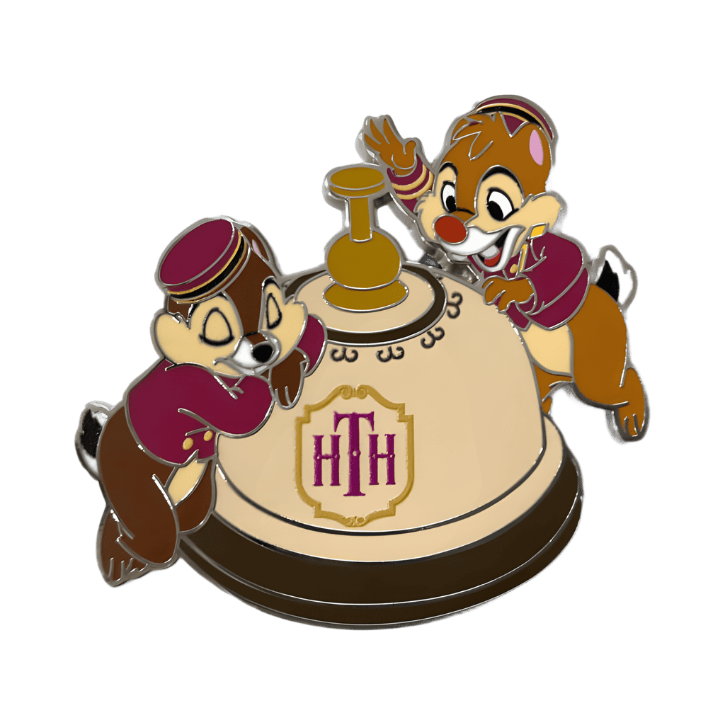 Bellhop Chip & Dale Disney pin