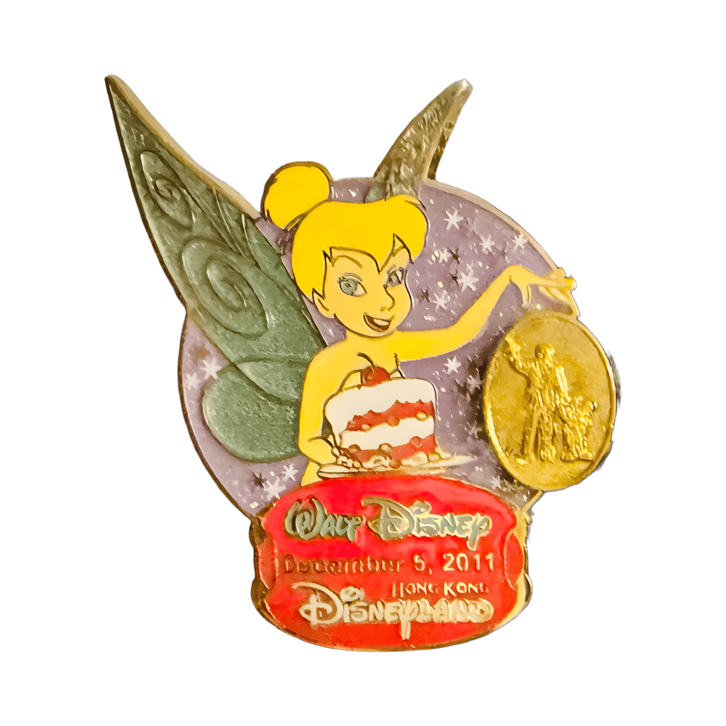 Tinker Bell Holding Cake - Partners Statue - 2011 Disney pin