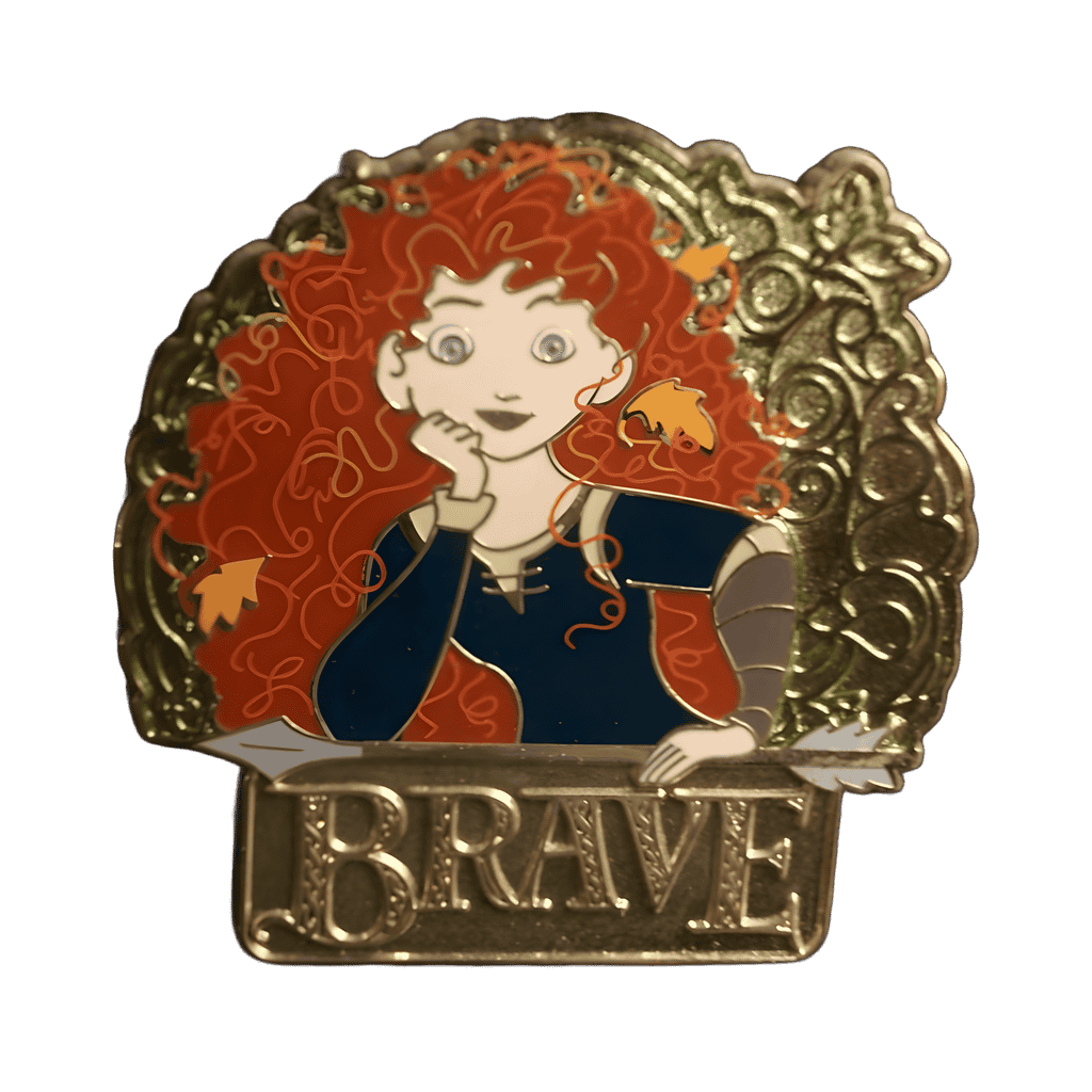 Merida with Brave Logo Disney pin