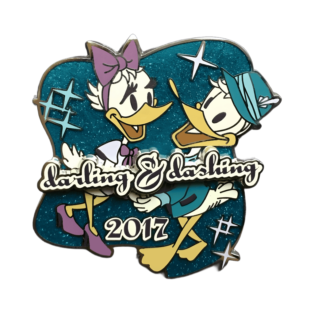 darling & dashing 2017 - Donald and Daisy Duck Disney pin