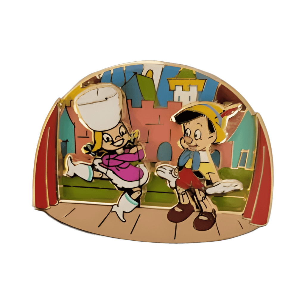 Pinocchio on Stage with Russian Marionette Disney pin