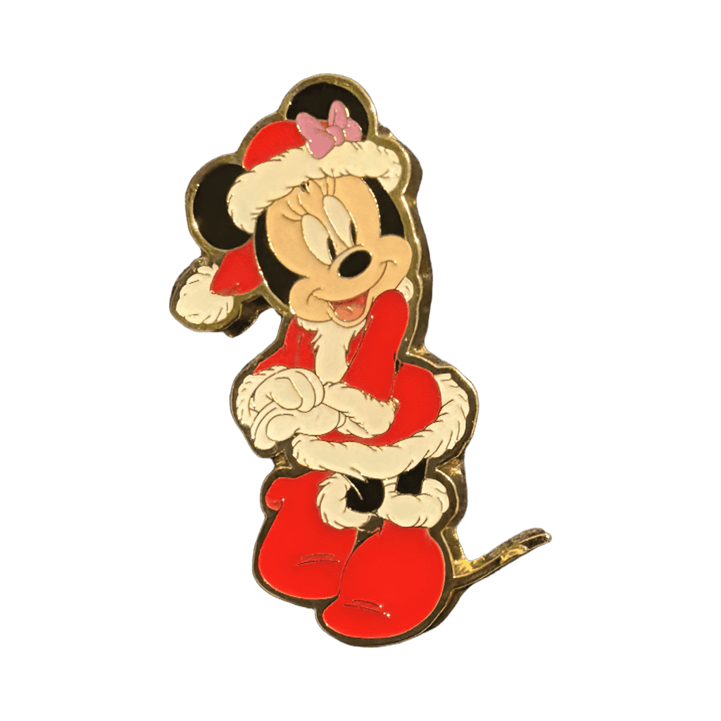 Minnie as Mrs. Claus- Glitter Disney pin