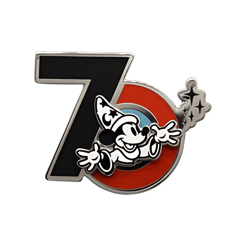 70th Anniversary Imagineering Mickey (Black & Red variant) Disney pin
