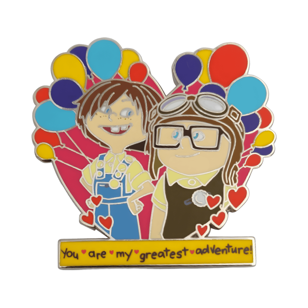 Carl and Ellie Disney pin