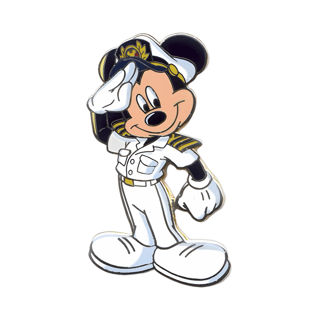 Captain Mickey in Dress Whites Disney pin