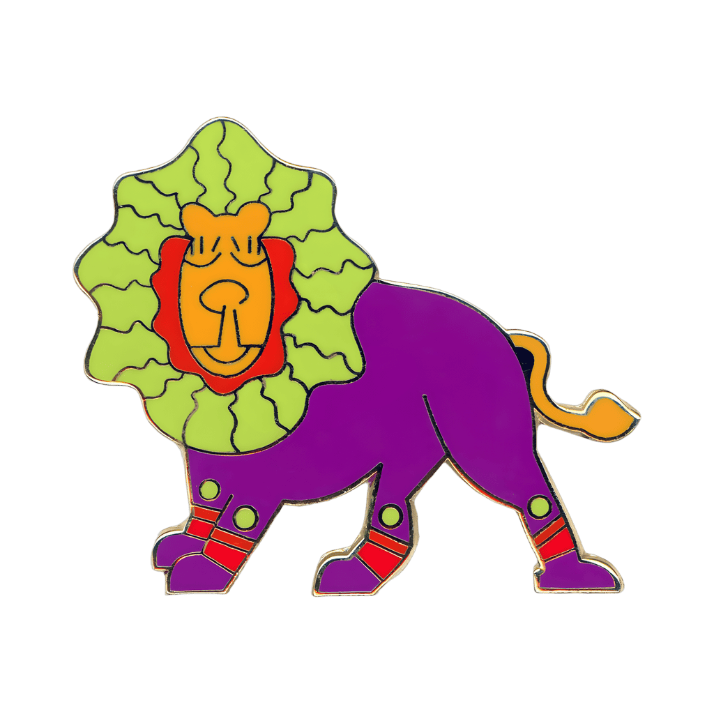 Whimsical Multicolor Lion Disney pin