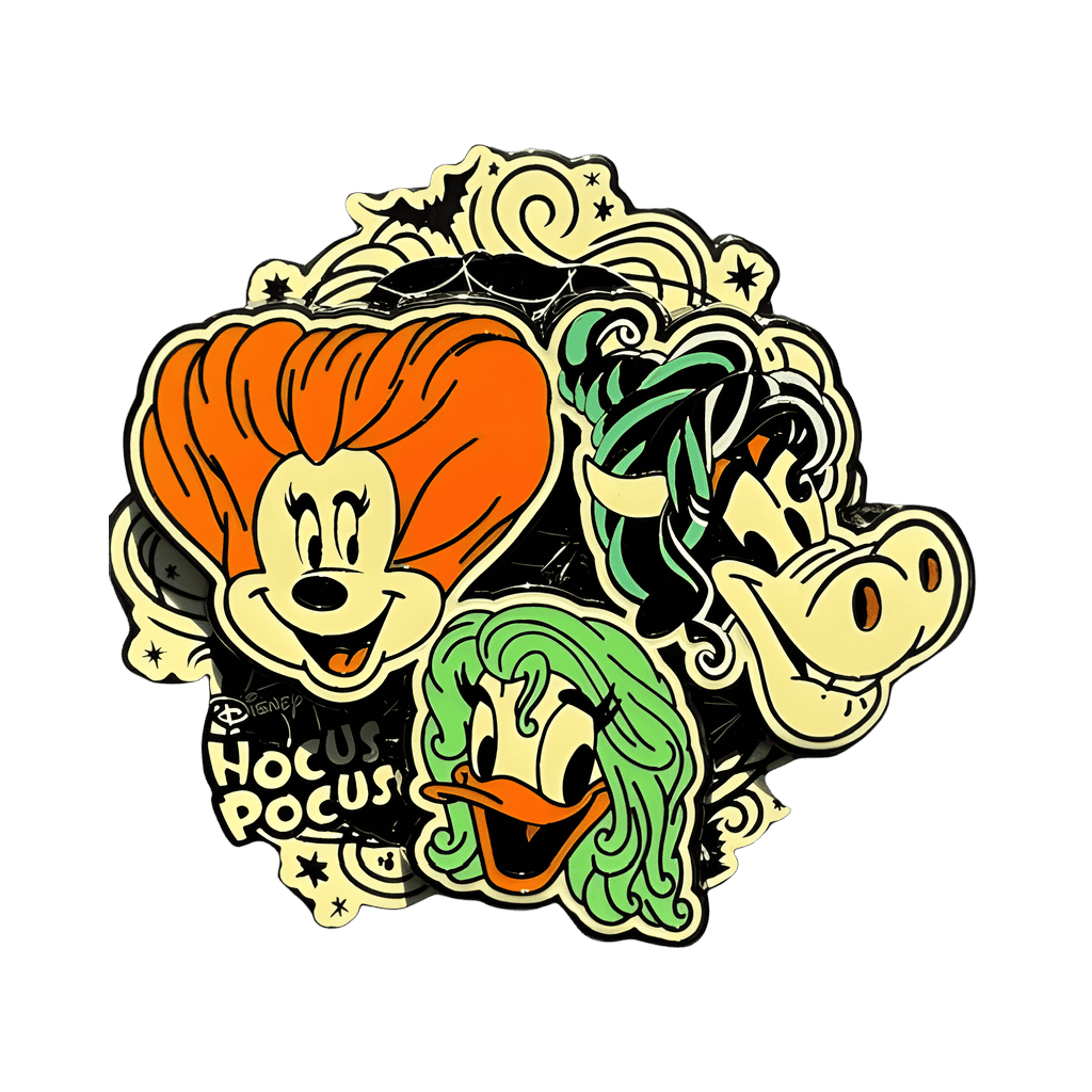 Minnie Mouse, Daisy Duck & Clarabelle Cow as Sanderson Sisters Disney pin