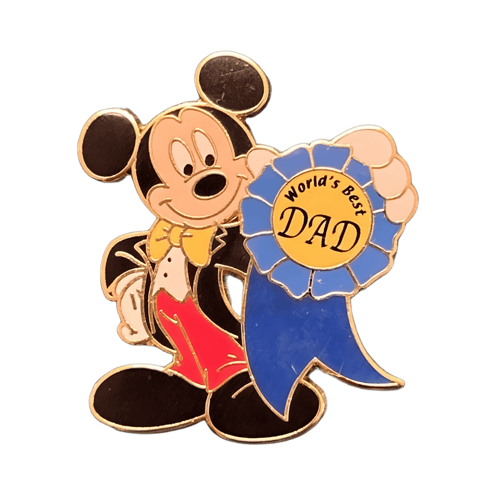 Mickey Mouse with World's Best Dad Ribbon Disney pin