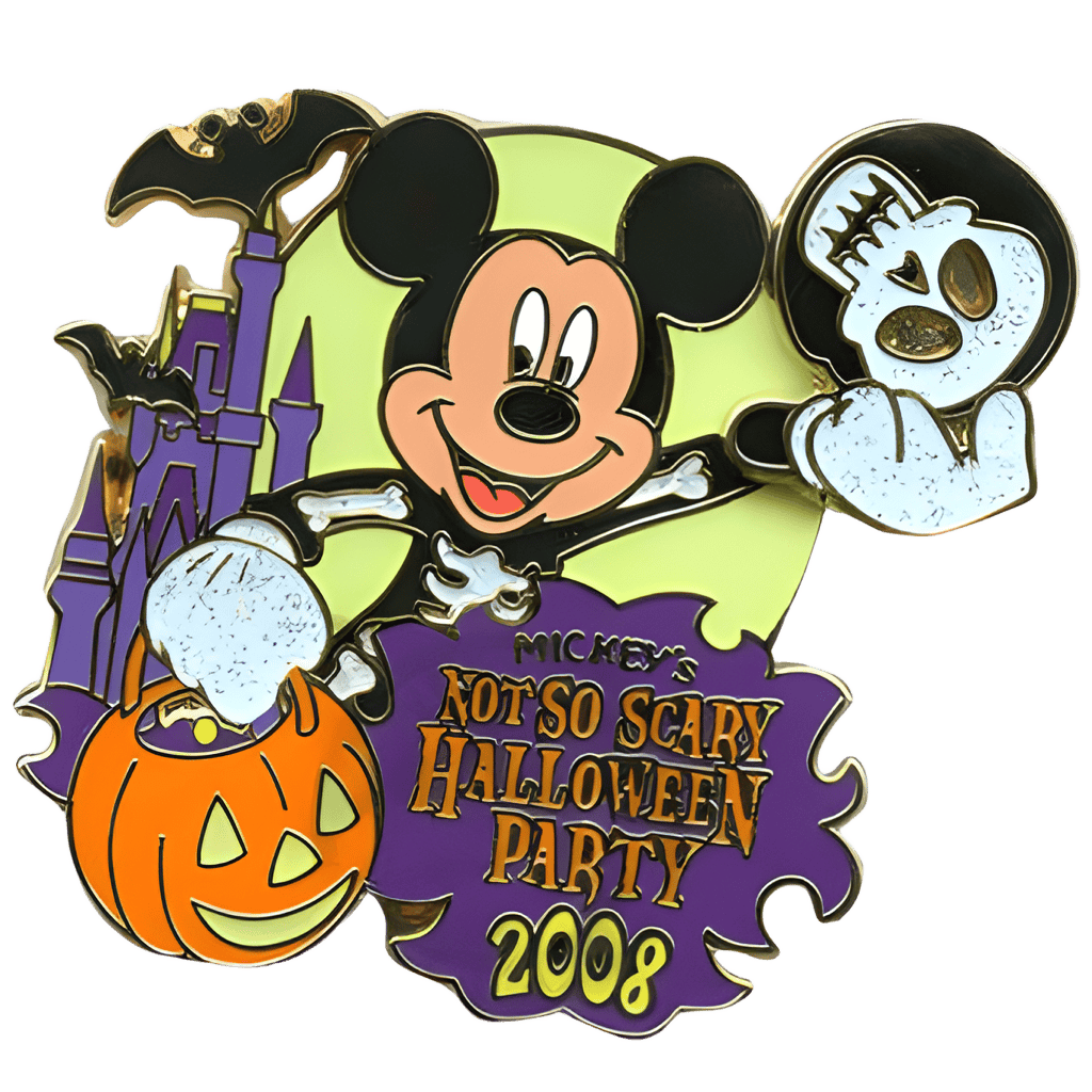 Mickey as Skeleton MNSSHP logo pin Disney pin