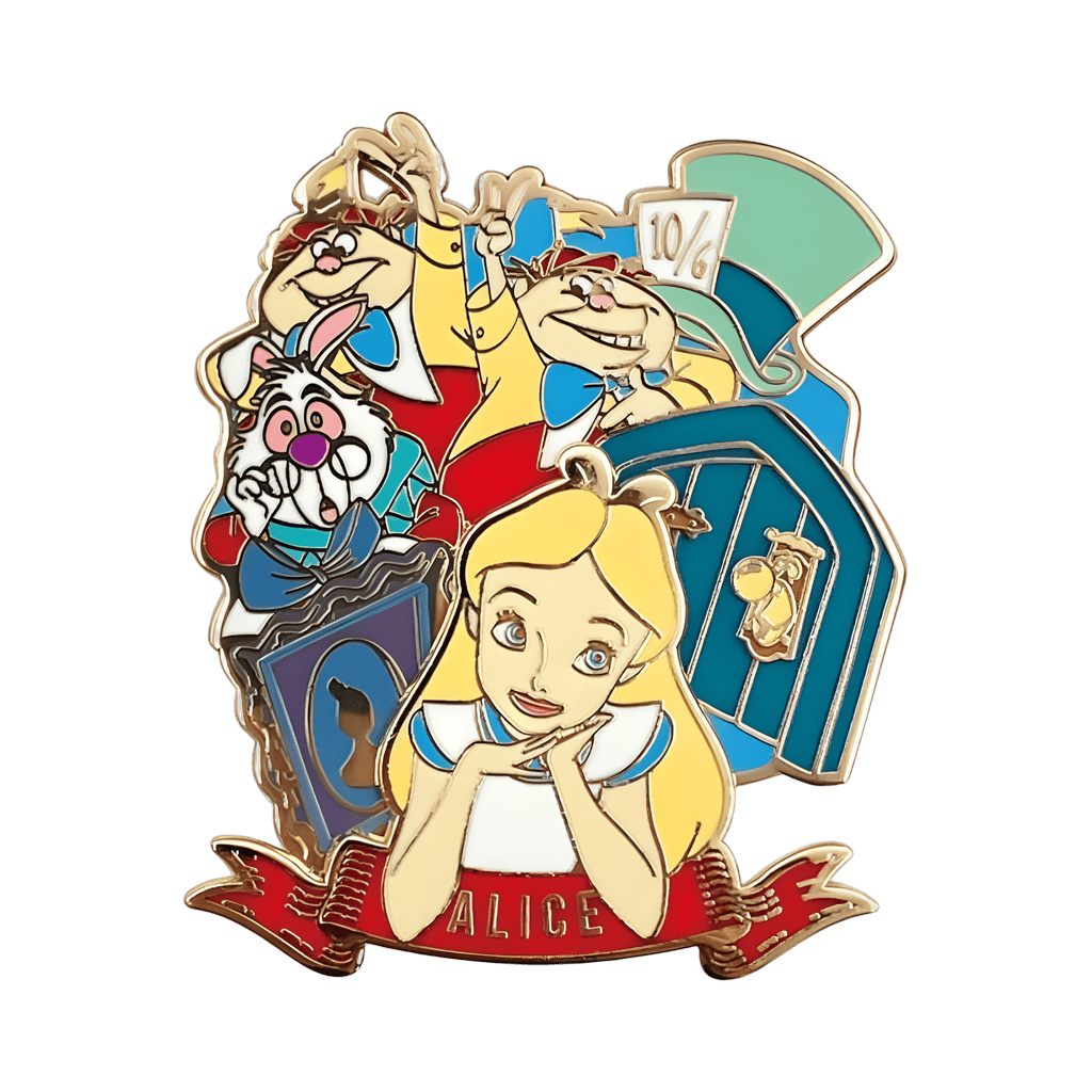 Alice in Wonderland Characters Disney pin