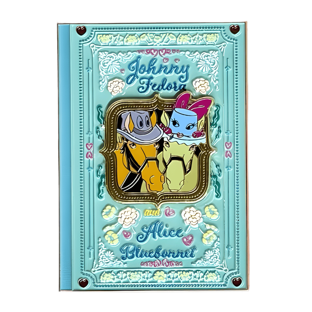Johnny Fedora & Alice Bluebonnet Disney pin