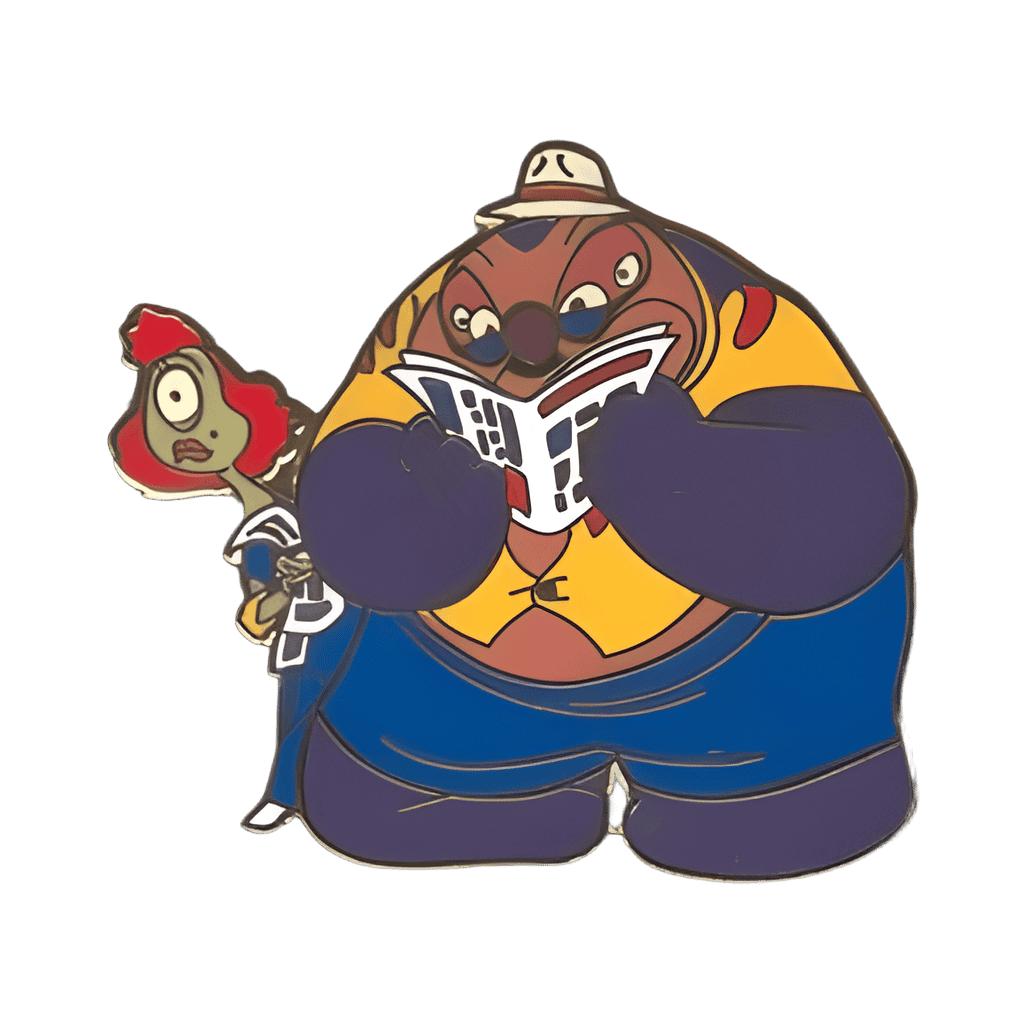 Tourist Pleakley and Jumba Disney pin