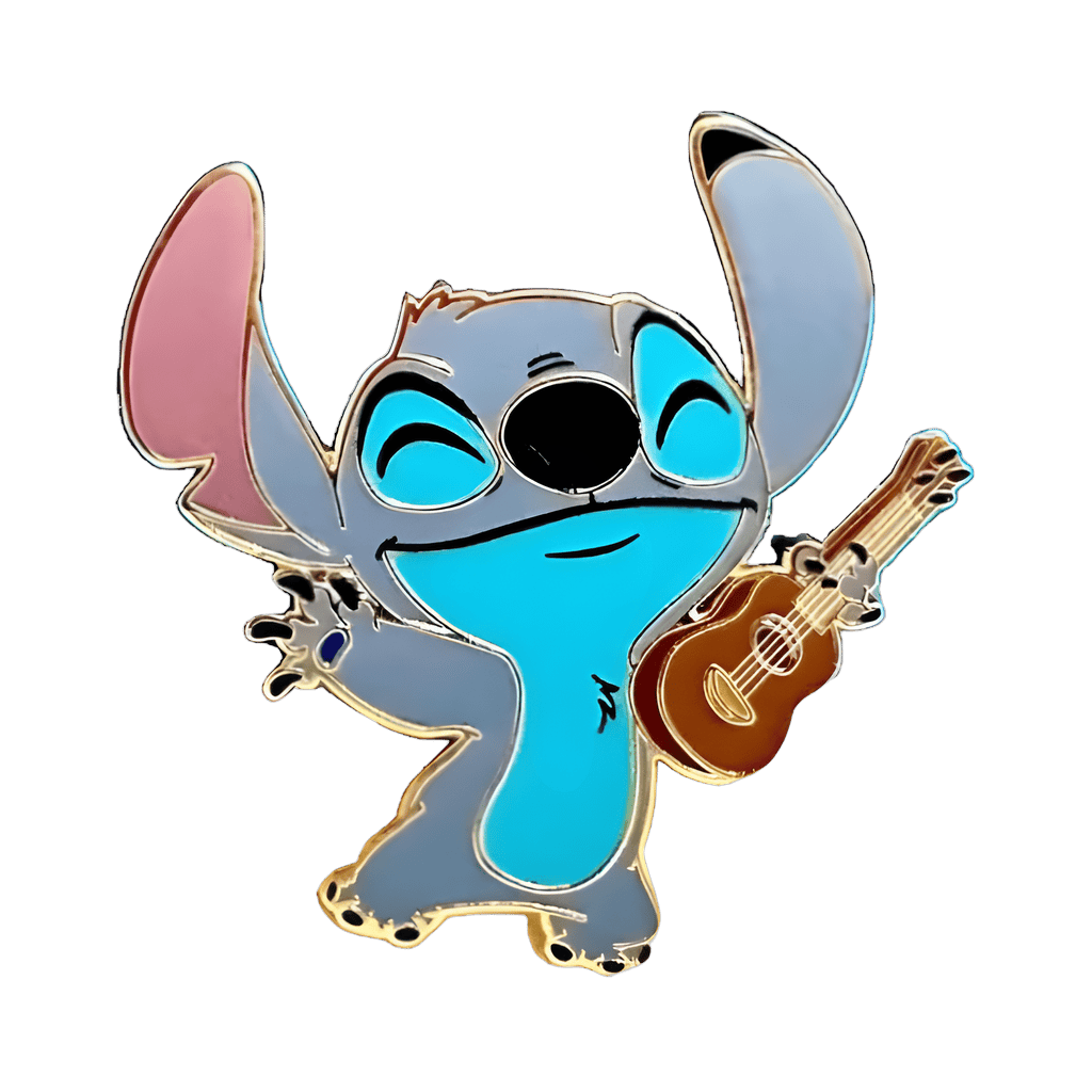 Stitch with Ukelele Disney pin