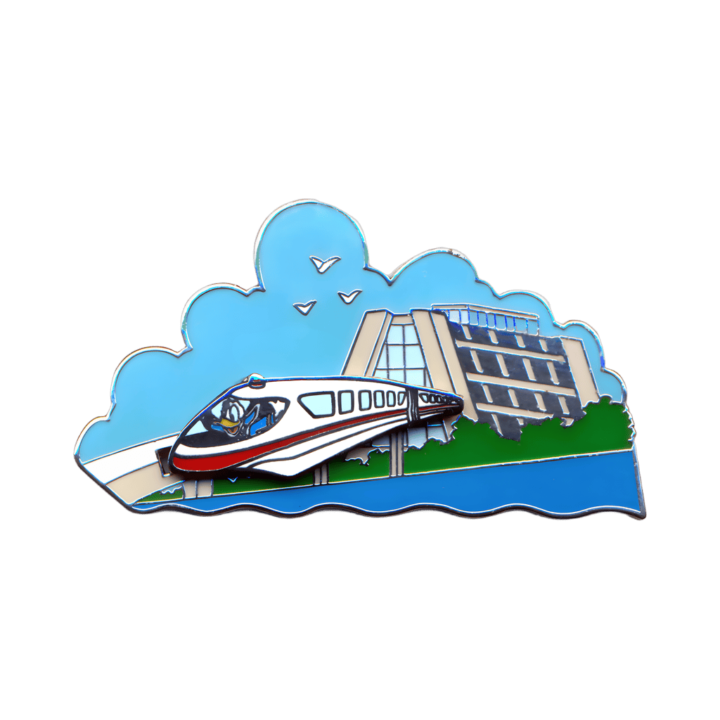 Monorail Slider - Donald Duck Disney pin