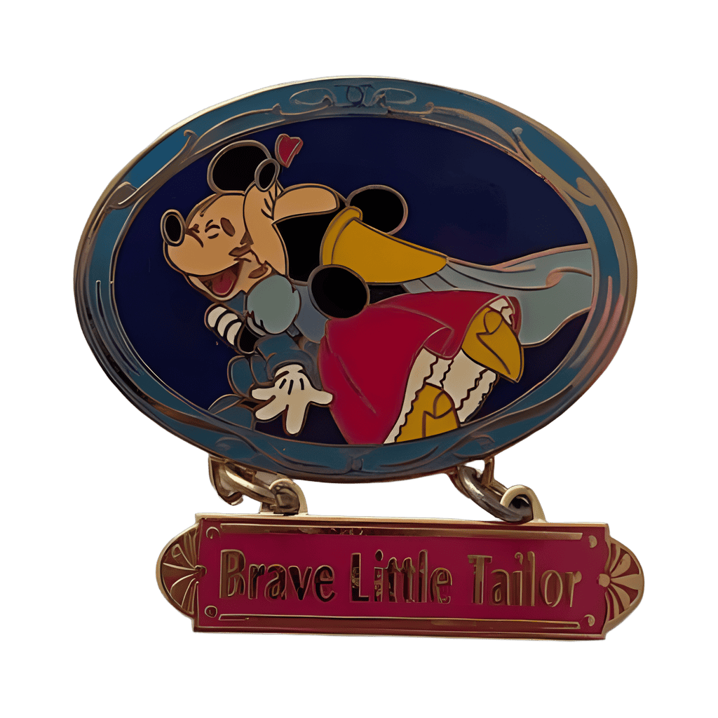 Brave Little Tailor Mickey & Princess Minnie Disney pin