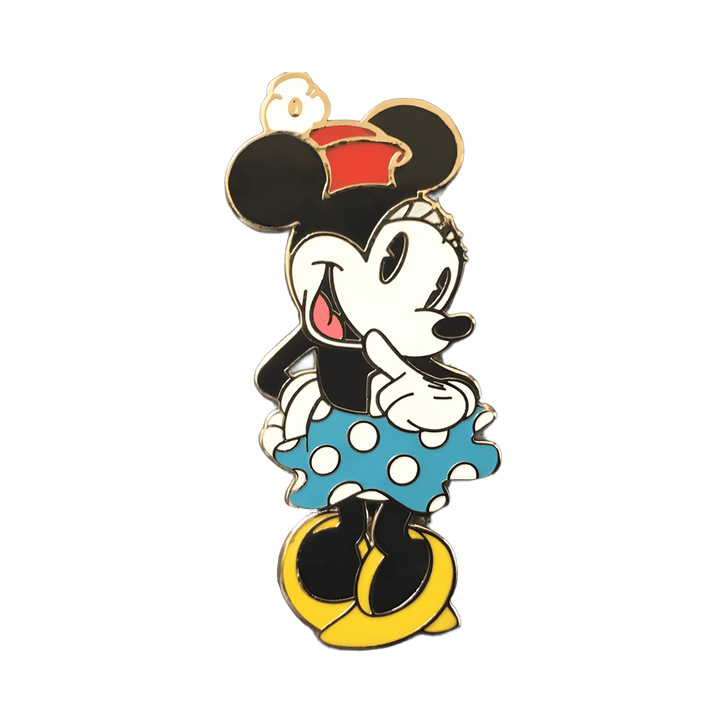 Minnie Mouse in Blue Polka Dot Skirt Disney pin