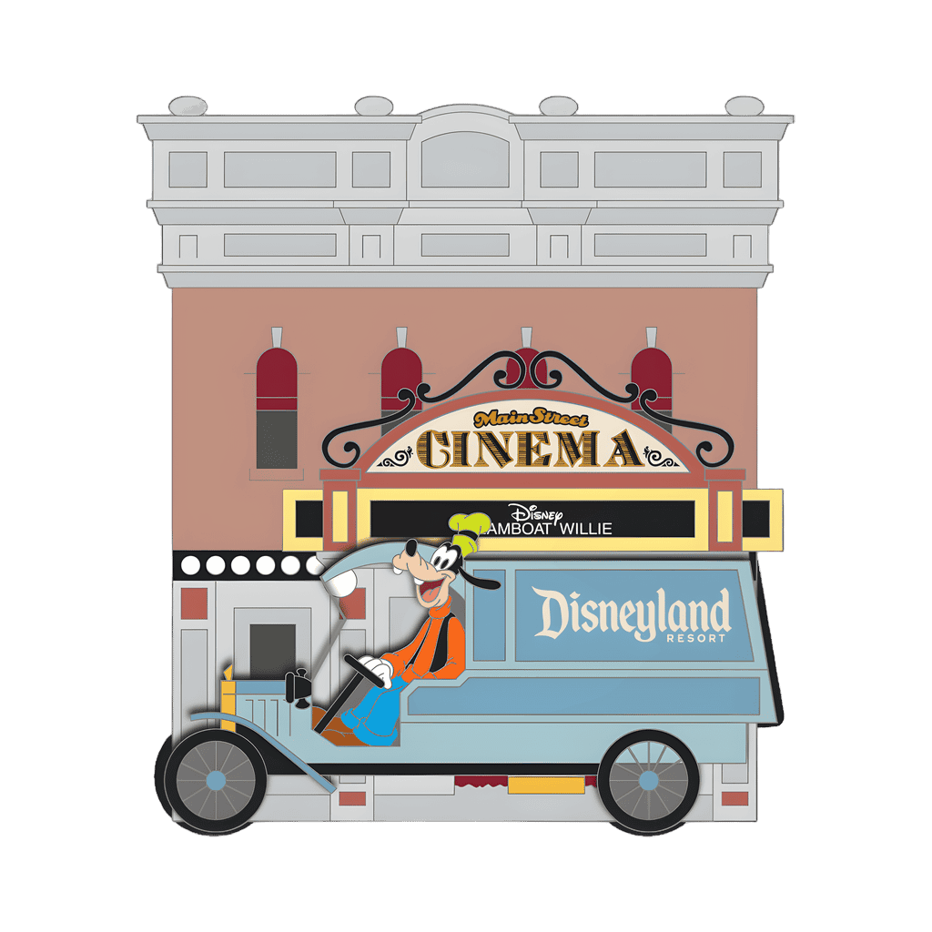 Goofy in Paddy Wagon at Main Street Cinema Disney pin