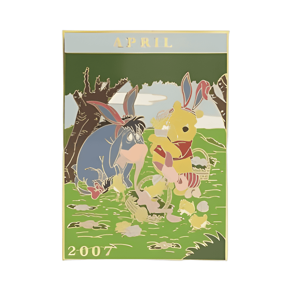 April - Pooh, Eeyore and Piglet Disney pin