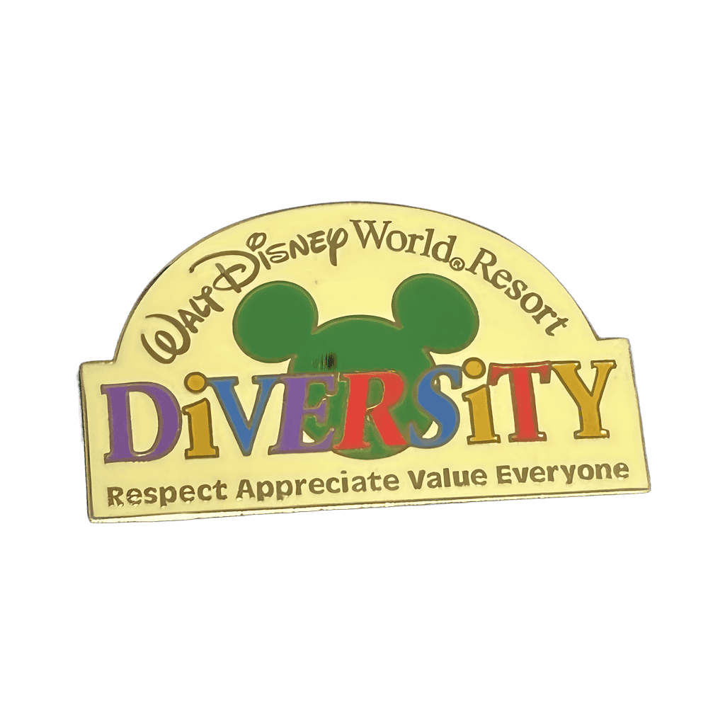 DIVERSITY: Respect Appreciate Value Everyone Disney pin