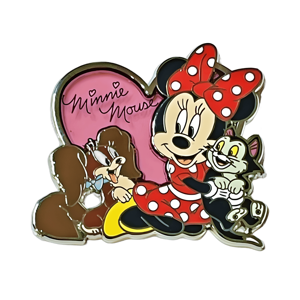 Minnie Mouse with Fifi & Figaro in Heart Disney pin