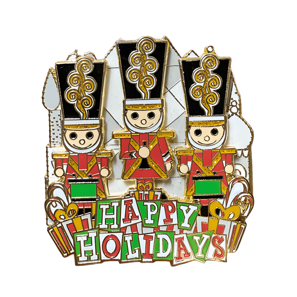 Happy Holidays Toy Soldiers Disney pin