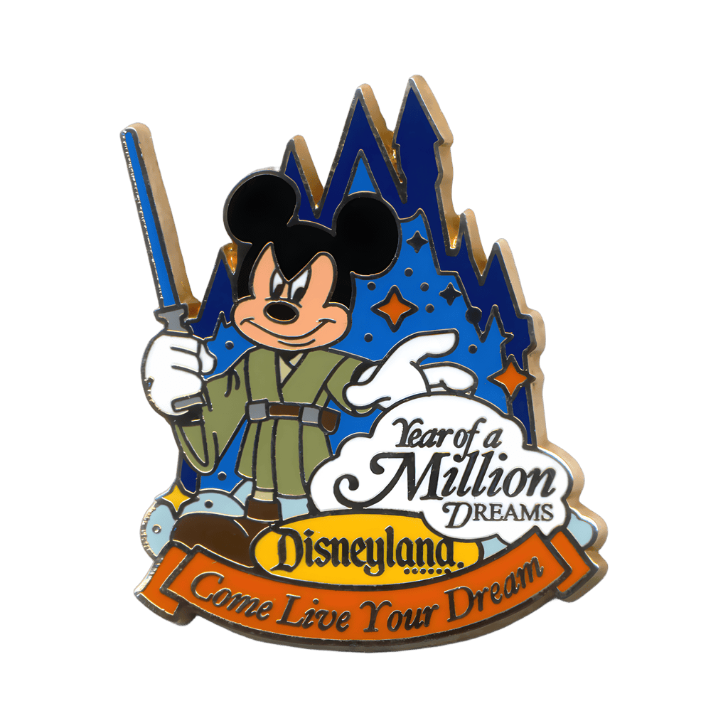 Walt Disney Travel Company - Mickey Mouse as a Jedi Knight Disney pin