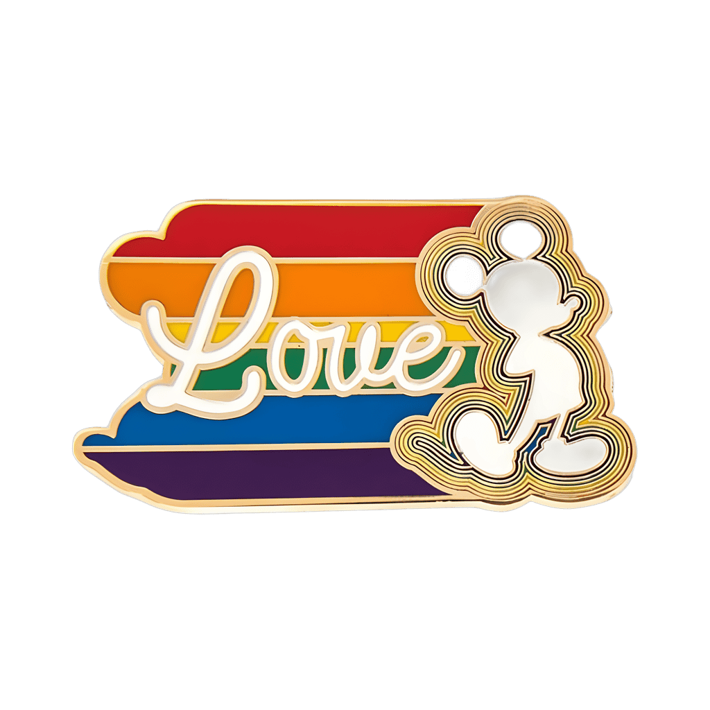 Silhouette with Love Disney pin