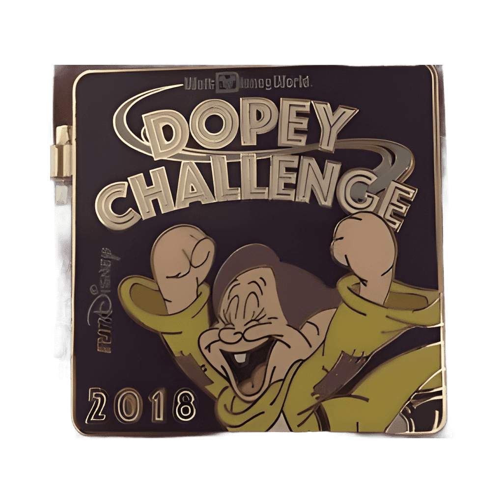 Dopey Challenge I Did It! Disney pin