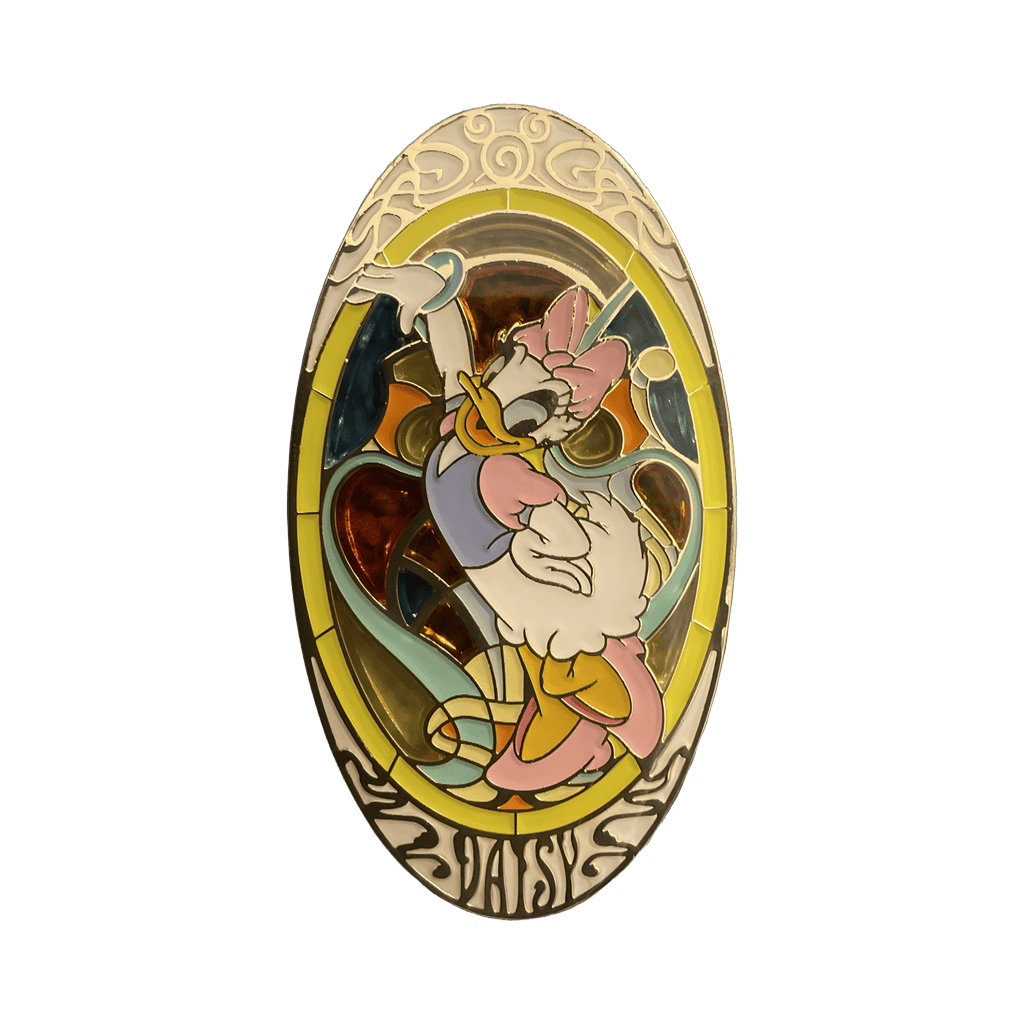 Daisy Duck Stained Glass Disney pin