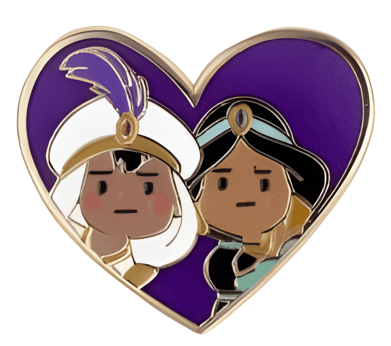 Jasmine and Aladdin Disney pin