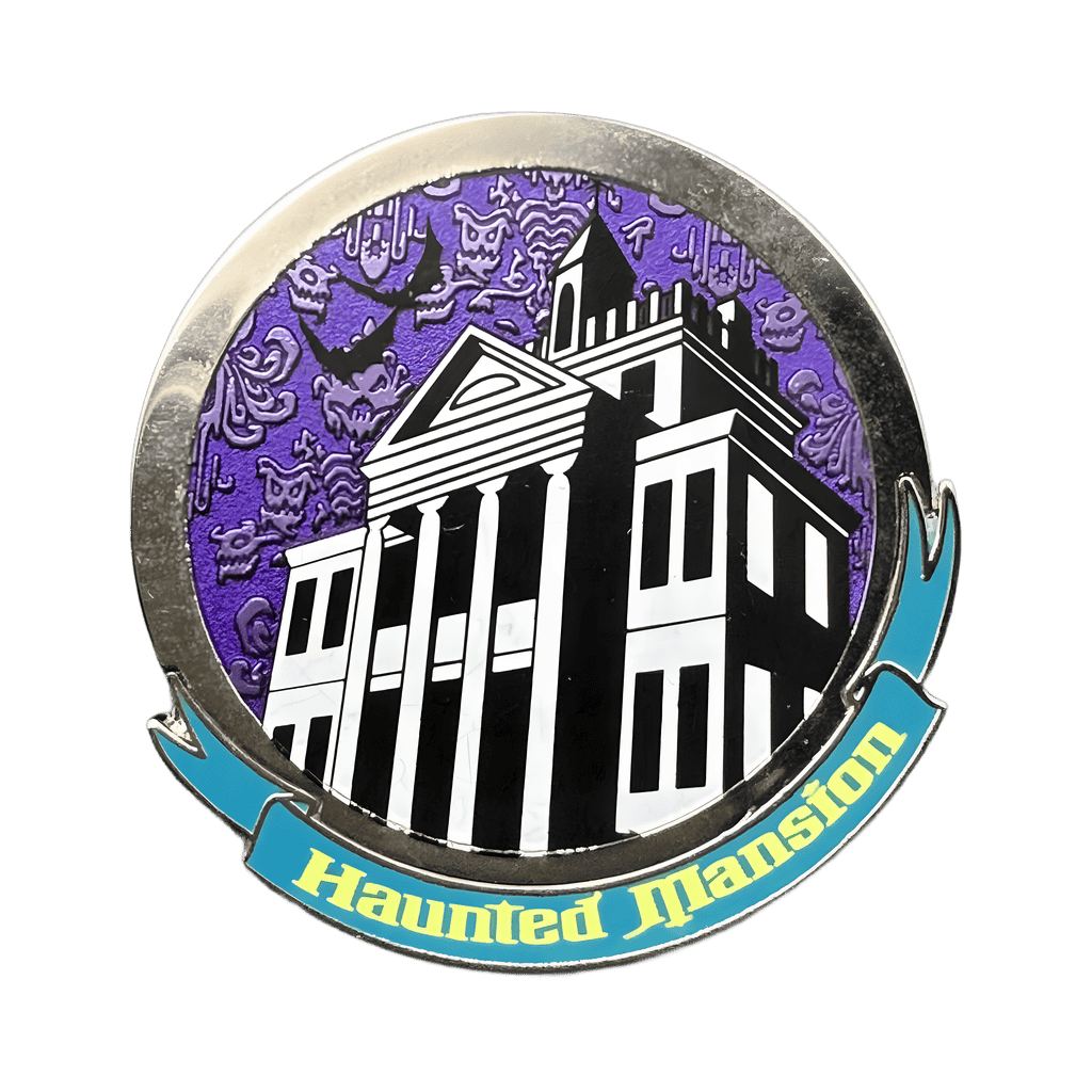 Glow-in-the-Dark Attraction Scenes Mystery Collection — Disneyland Facade Disney pin