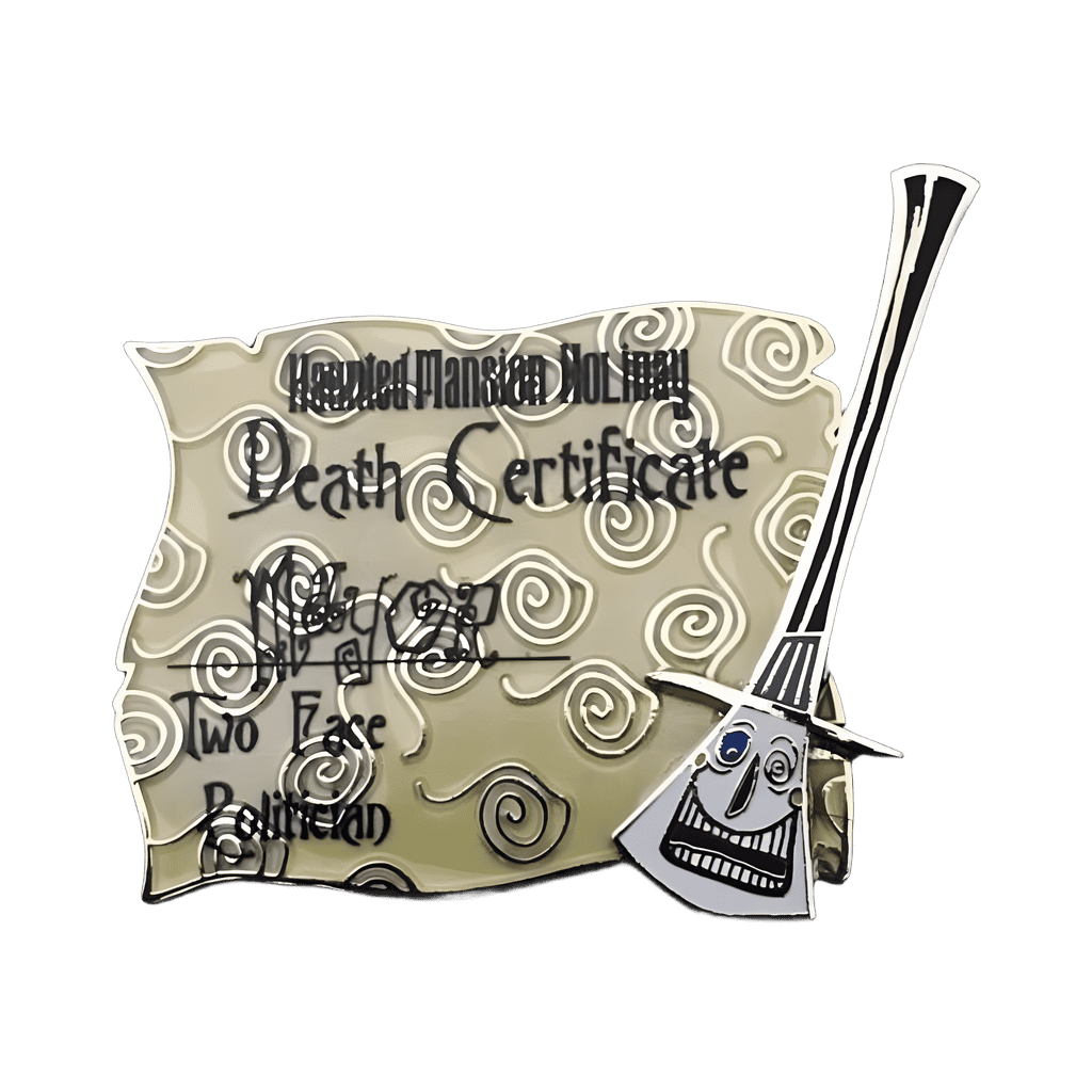 Mayor Death Certificate Disney pin