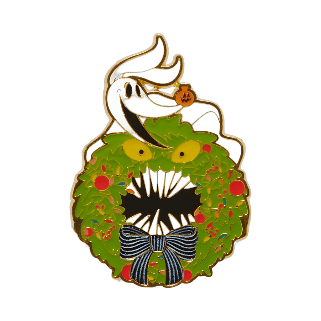 Zero Wreath Glow-In-The-Dark Disney pin