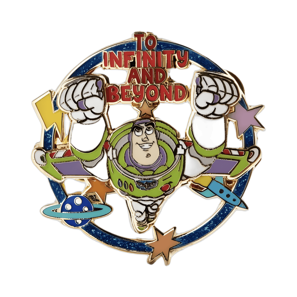 Buzz Lightyear 2D Disney pin