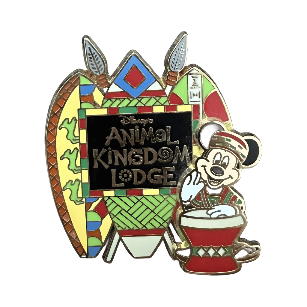 Mickey with Drums and Shields Disney pin