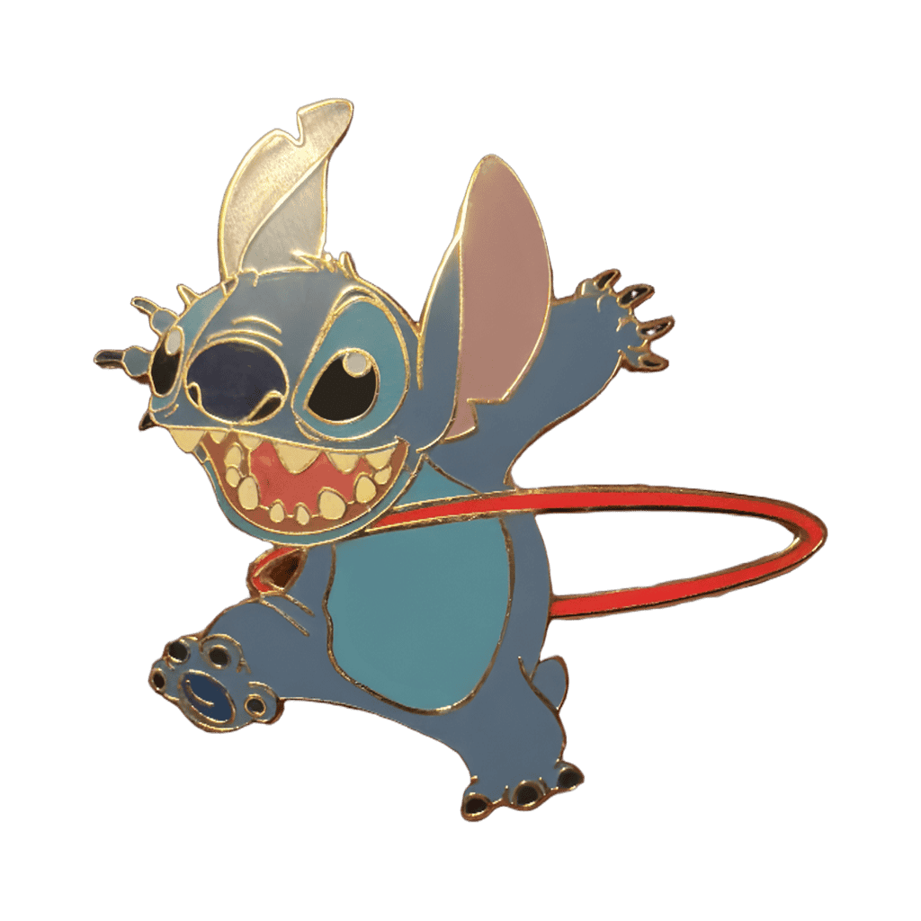 Stitch with Hula Hoop Disney pin