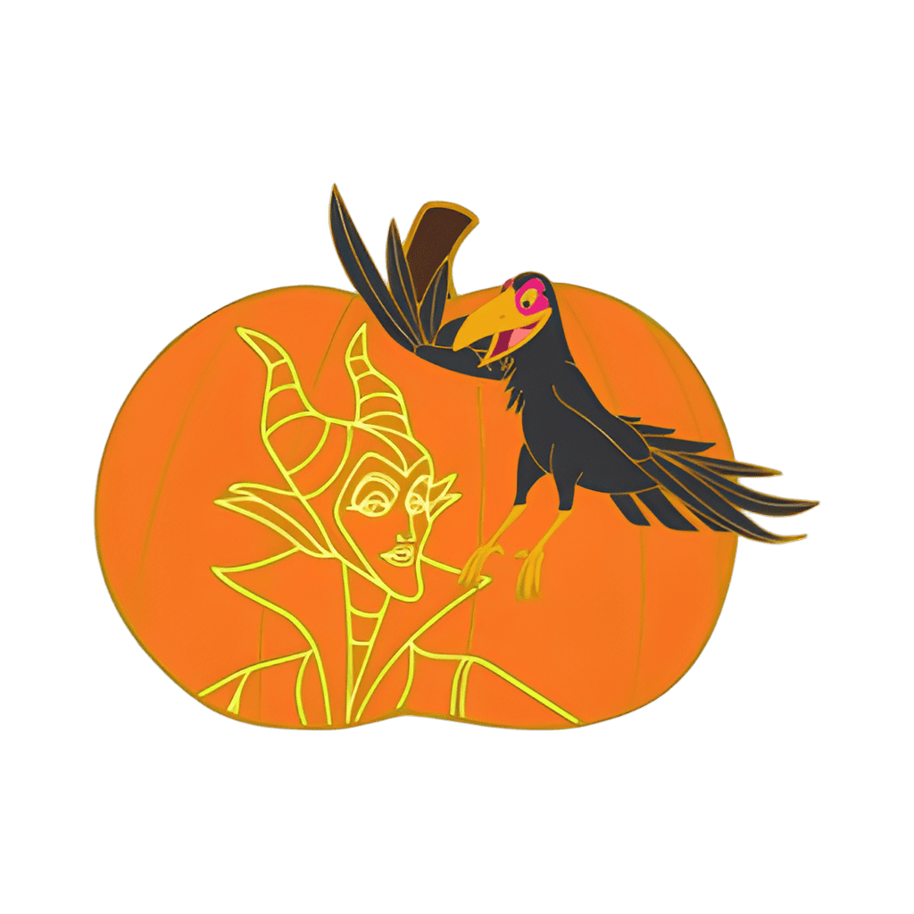 Maleficent & Diablo Disney pin