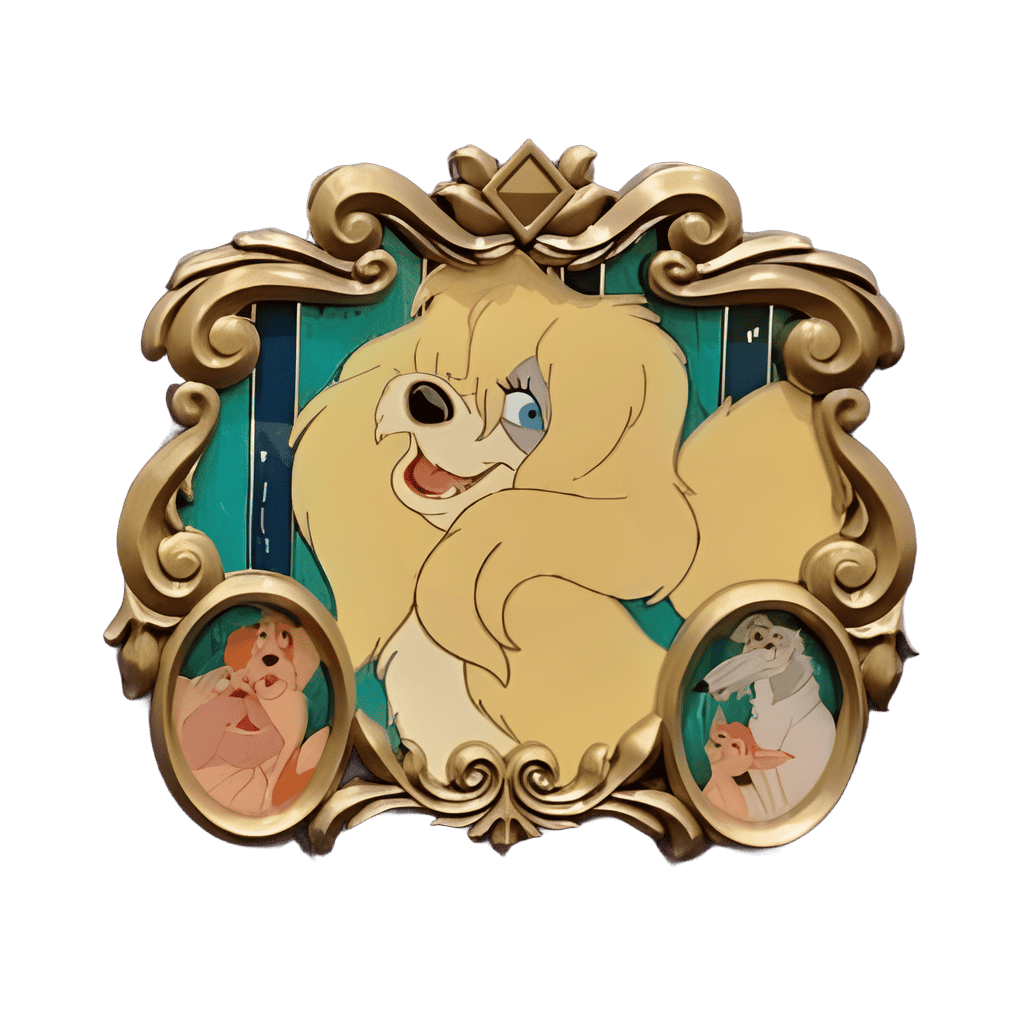WDI Lady and the Tramp 70th Anniversary Peg Disney pin