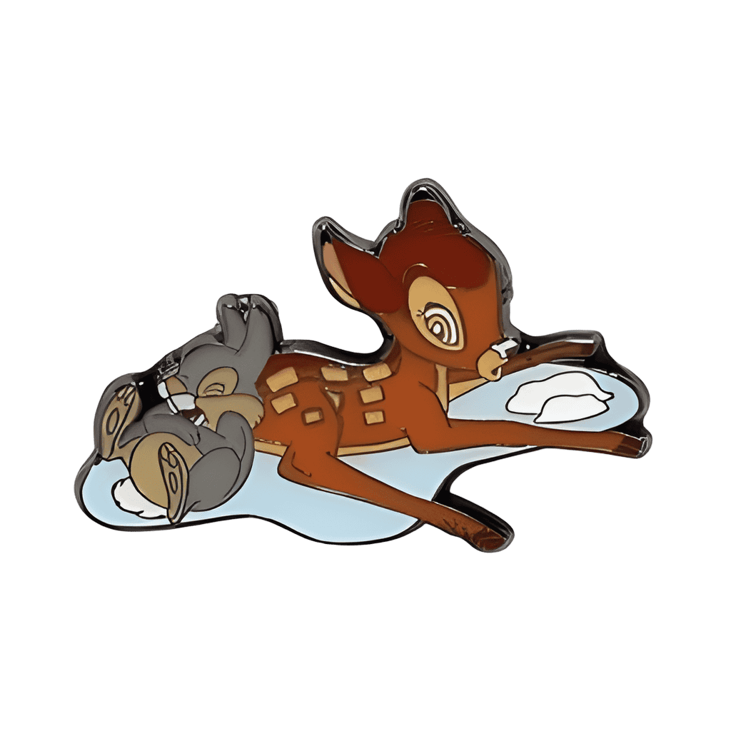 Thumper Laying on Bambi Disney pin
