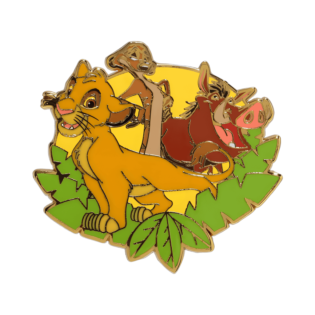 Simba, Timon and Pumbaa Disney pin