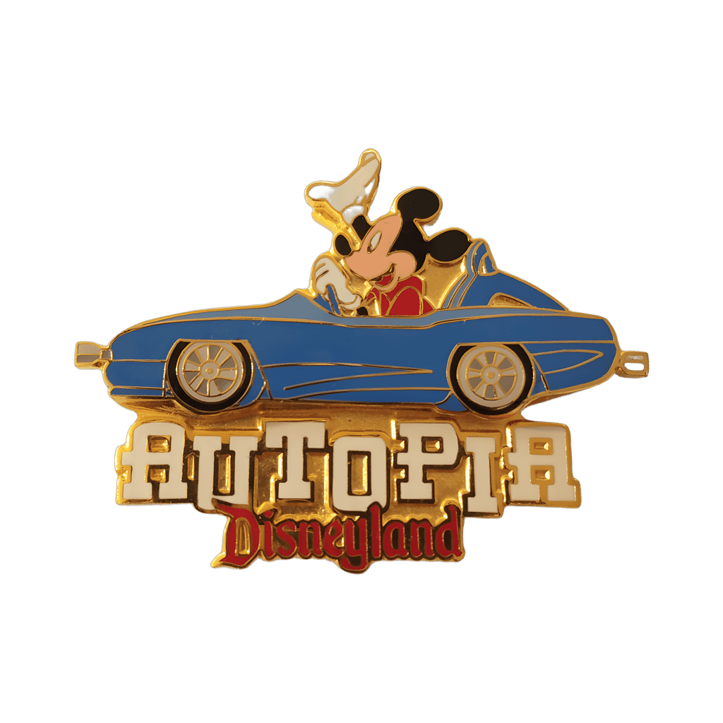 Mickey in Blue Car Disney pin