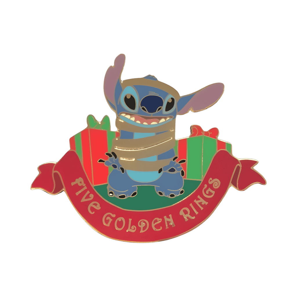 Five Golden Rings Disney pin