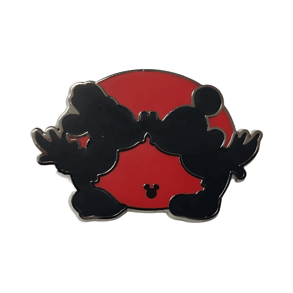 Mickey and Minnie Kiss Disney pin
