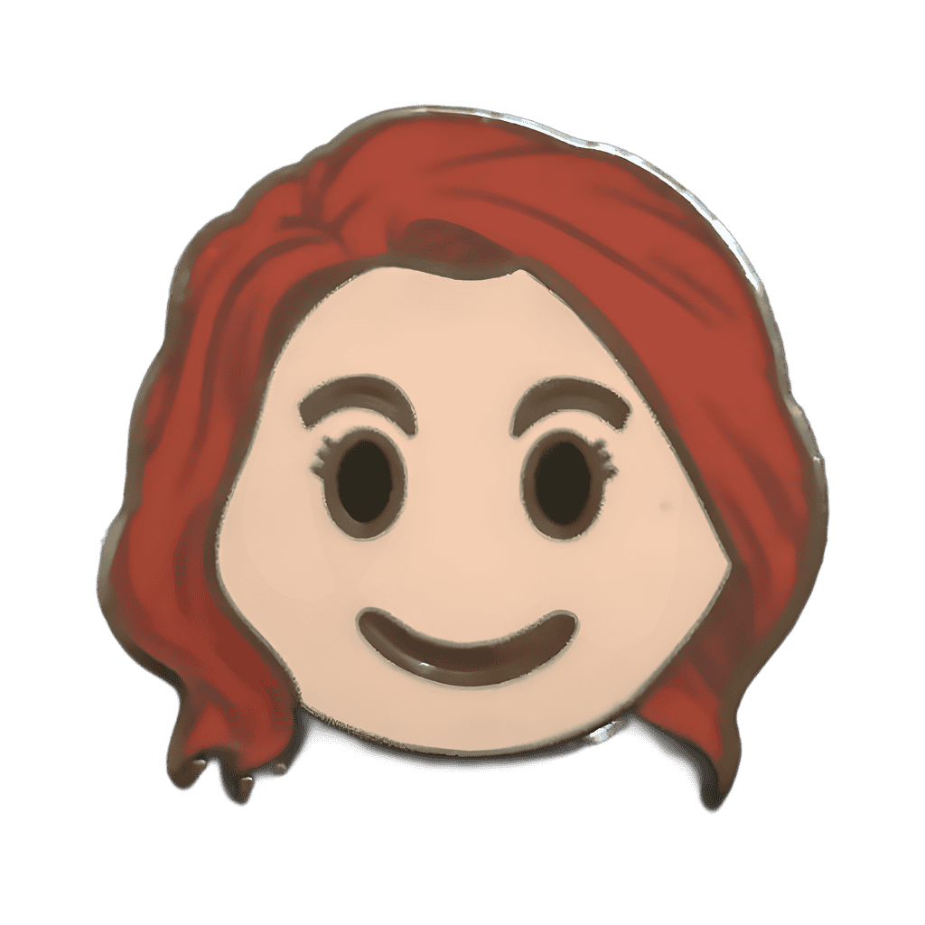 Black widow Disney pin