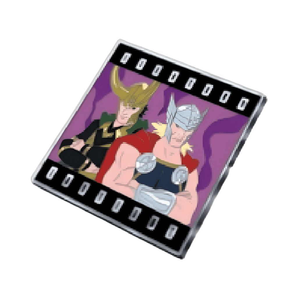 Villainous Friends and Family Film Strips Mystery Set - Thor and Loki Disney pin