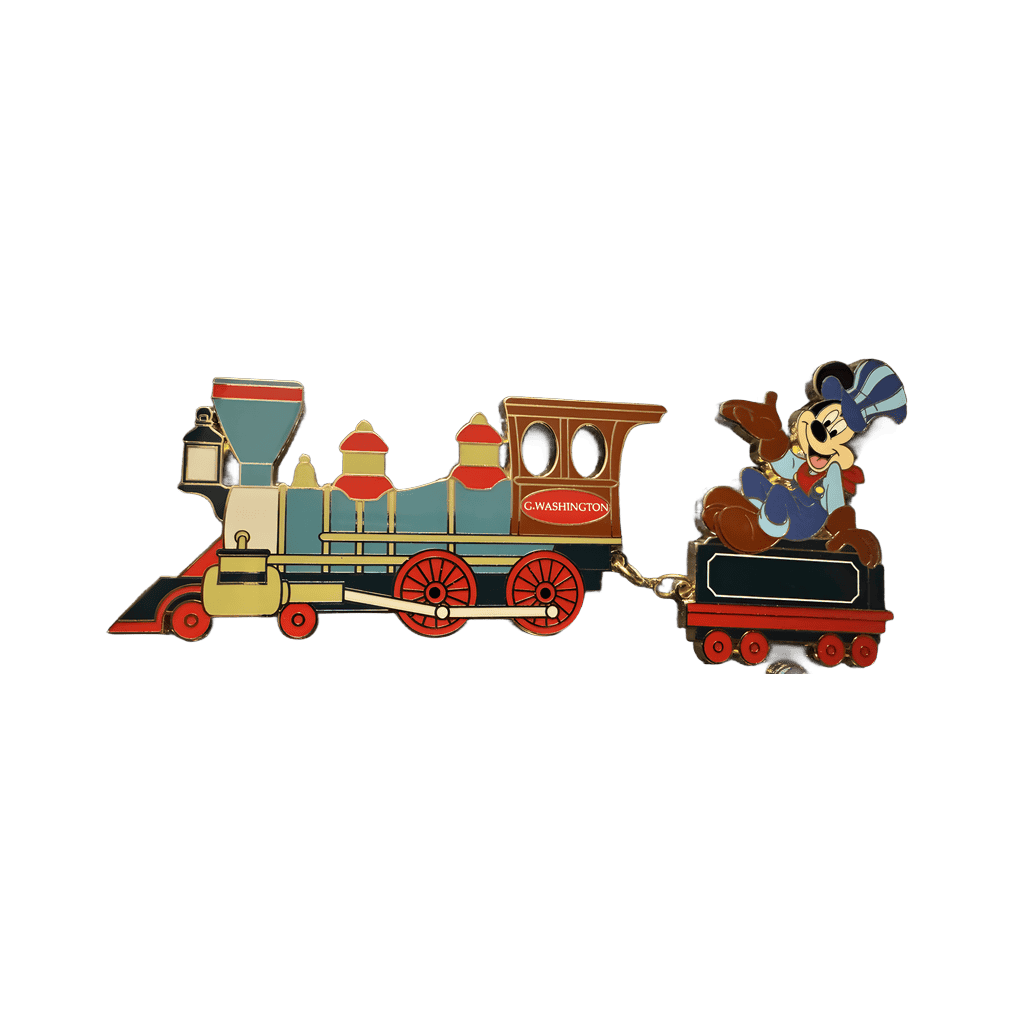 Mickey as engineer on the G. Washington Disney pin