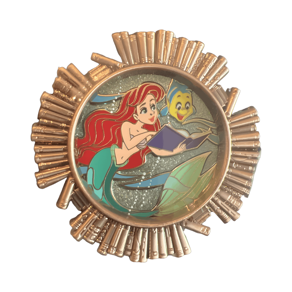 Ariel and Flounder Disney pin
