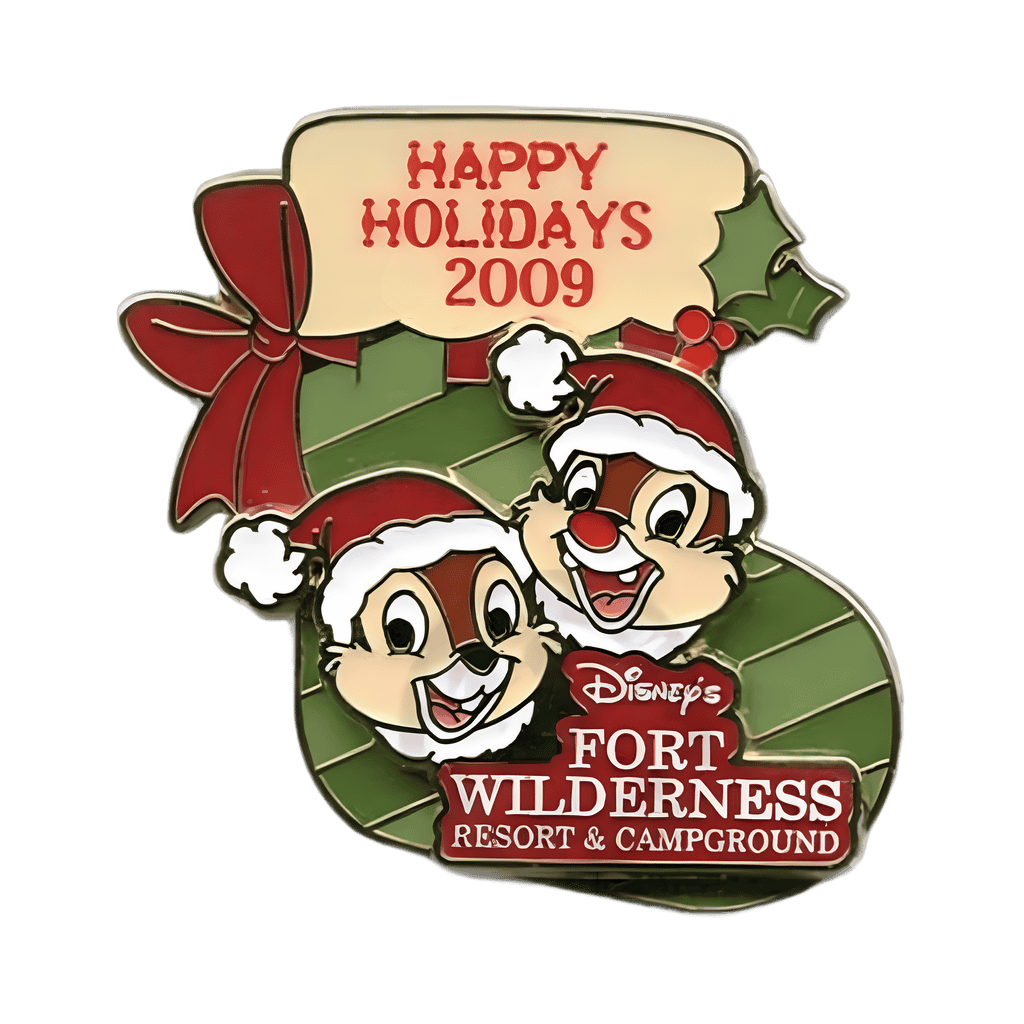 Coronado Springs Resort - Chip & Dale Stocking Disney pin