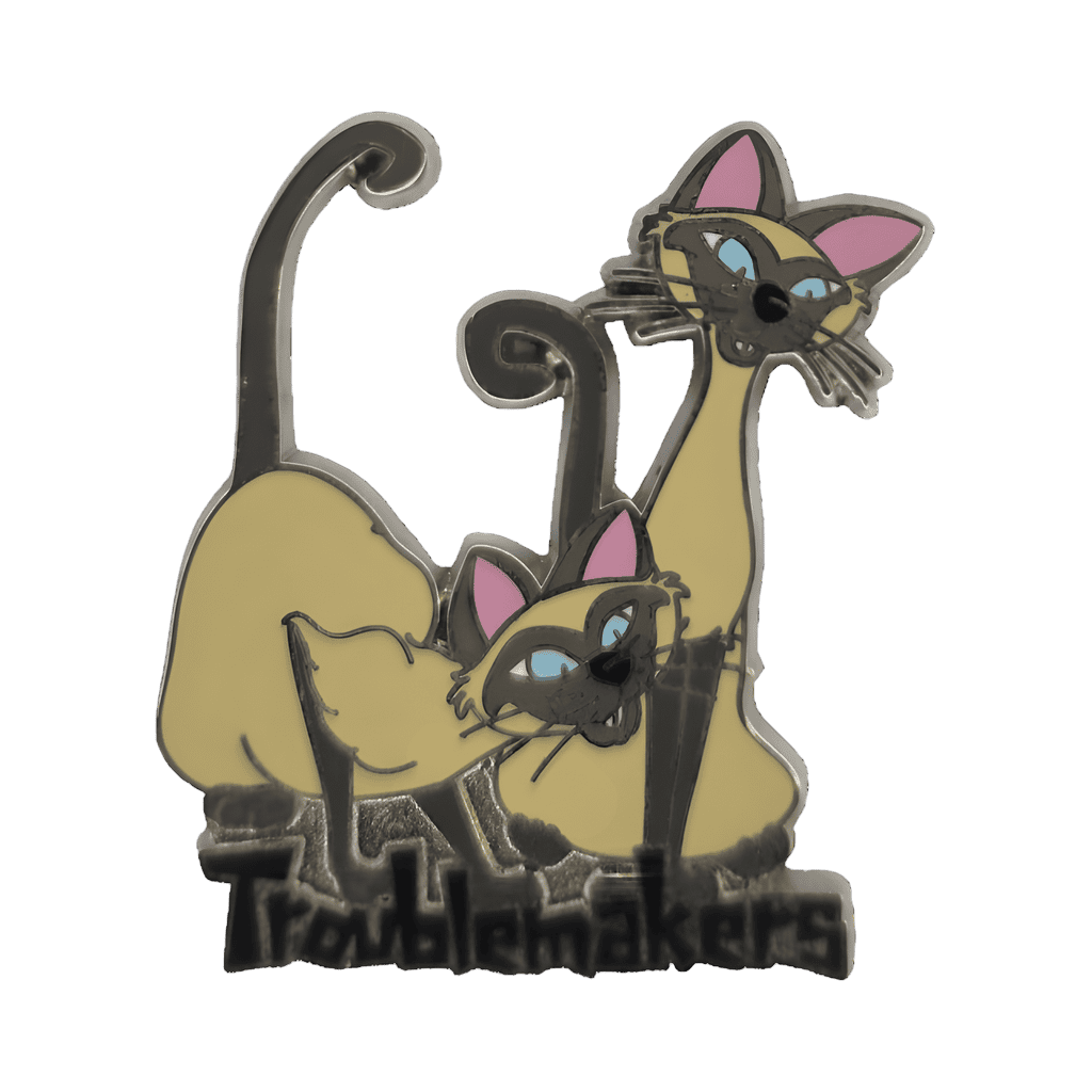 Si and Am - Troublemakers Disney pin