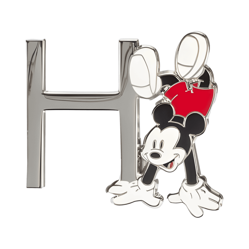 Mickey Mouse 'H' Letter Pin Disney pin